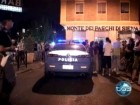 Police investigating yesterday's bombing of a Rome gay bar.
