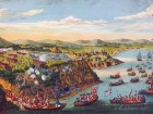 "A View of the Taking of Quebec, 13 September 1759" an engraving by Laurie and Whittle. Image courtesy National Archives.