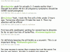 #livetweetingabortion
