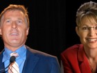 Maxime Bernier and Sarah Palin