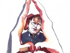 Abdelkader Belaouni, who spent nearly four years living in church sanctuary before being granted status. Illustration by Todd Julie.