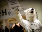 OXFAM Polar Bears demonstrate at the 2009 Climate Change Conference in Copenhagen. Photo courtesy of Oxfam International, Flickcreativecommons.
