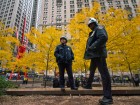 Police manning the barricades around Zuccotti Park. Creative Commons photo by Seema Krishnakumar.