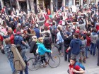 Students protest against tuition hikes in Quebec on April 14th.  Photo by Jean Gagnon.
