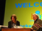 Patti Smith and Neil Young share a laugh, Book Expo, June 6, 2012