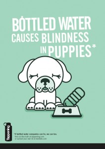 Bottled water causes blindness in puppies - via Tappening