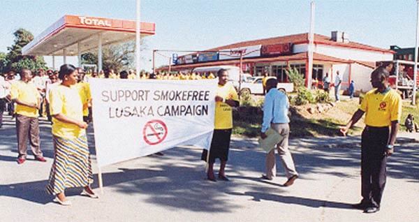 When Lusaka went smoke free, they really went smoke-free. Photo by Michael Musenga.