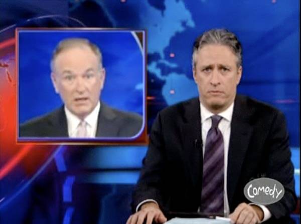 Bill O'Reilly and Jon Stewart, The Daily Show vs. Fox News