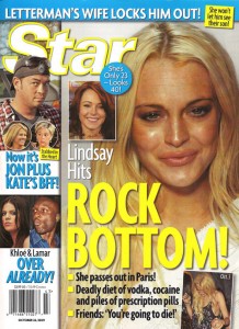 Star Magazine: rock bottom, indeed