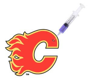 With swine flu in the air, the Calgary Flames went to the front of the line. Are they the mythical "Second Tier"?