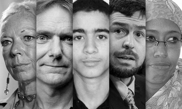 Some of these Canadians are not like the others. Left to right: Brenda Martin, James Loney, Omar Khadr, Maher Arar, Suaad Hagi Mohamud.