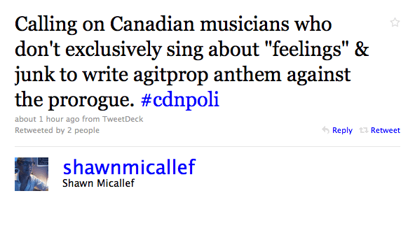 In Summary: Let's Write An Agitprop Anthem