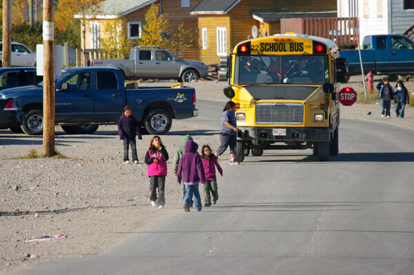 A new school in Sheshatshiu, Labrador, has revolutionized teaching and re-energized the whole town. Photo courtesy Innu Nation via Flickr.