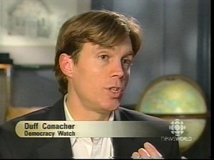 Duff Conacher, coordinator of Democracy Watch.