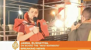 Al Jazeera correspondent Jamal Elshayyal reports from on board the Mavi Marmara, one of six ships that were intercepted by Israeli Defence Forces while attempting to break the blockade of Gaza on May 31, 2010.