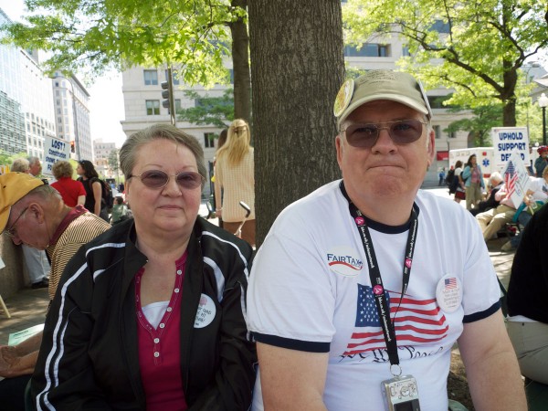 Sharon, left, and Richard.