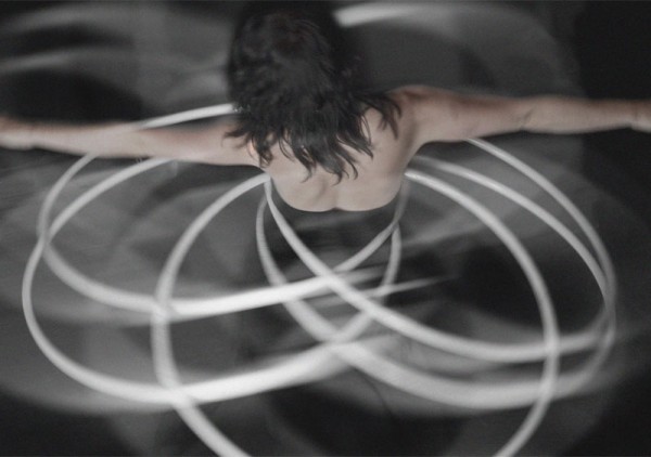 Dancer Rebecca Halls in a still from director Marites Carino's short film HOOP. Image courtesy Marites Carino.