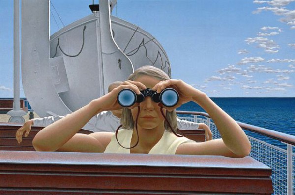 Alex Colville, "To Prince Edward Island" (1965). Copyright National Gallery of Canada. 