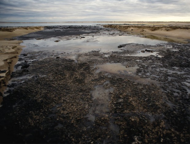 Pollution from tailings ponds.